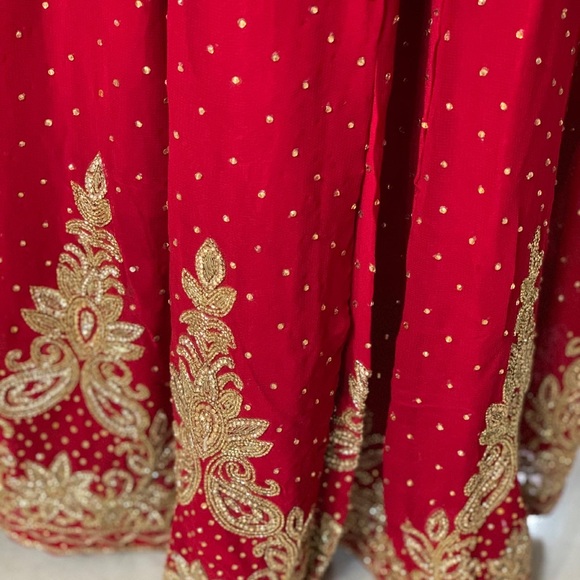 Embroidered shirt with embroidered Sharara - Picture 7 of 7
